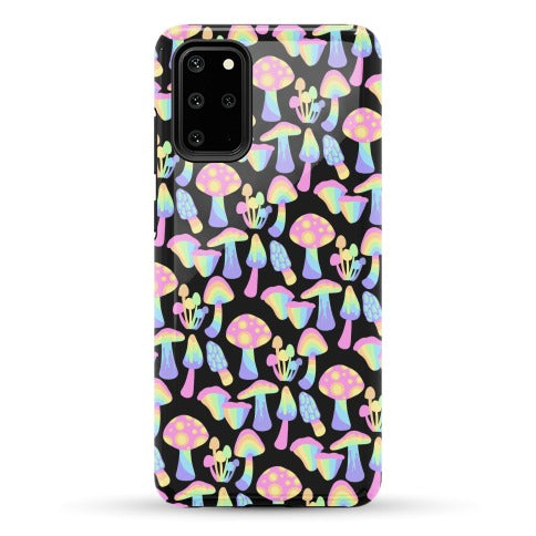 Pastel Rainbow Mushrooms Pattern Phone Case